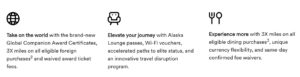 Alaska Airlines Premium Credit Card Features